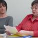 Mme C.Basset Adjointe Culture et Daniele Heitz Sec